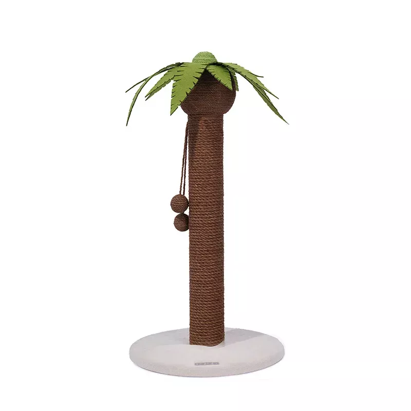 Coconut Tree Shape Cat Scratching Post Item: Coconut tree 