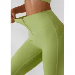 2-Piece Women’s Yoga Set: High-Waist Leggings & Front-Zipper Crop Top - Image 8