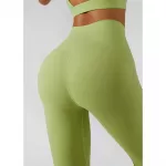 2-Piece Women’s Yoga Set: High-Waist Leggings & Front-Zipper Crop Top - Image 5