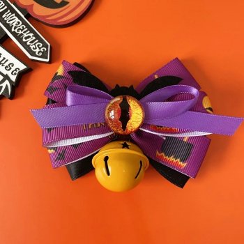 Halloween Pet Bow Tie with Bell