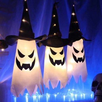 LED Ghost Hat Lantern