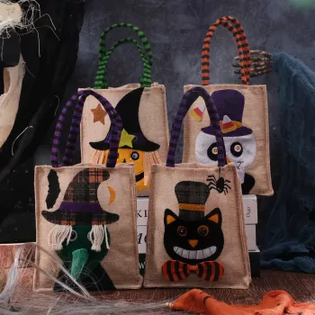 Halloween Linen Handbag