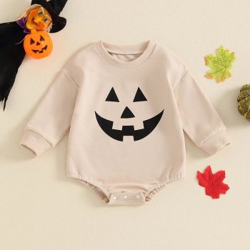 Baby Halloween Pumpkin Romper