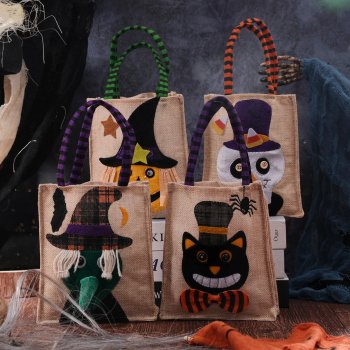 Halloween Linen Handbag