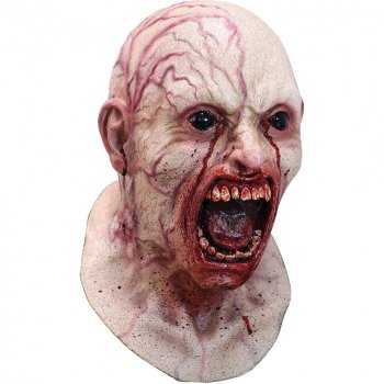 Terrifying Infected Zombie Halloween Latex Mask for Adults