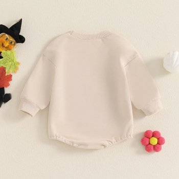 Ghost Print Long Sleeve Jumpsuit for Boys and Girls