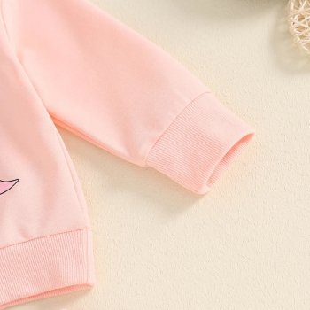 Adorable Toddler Girls Halloween Sweatshirt & Pants Set