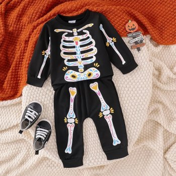 Baby Halloween Skeleton Outfit