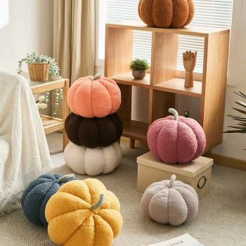 Adorable 8-Inch Soft Pumpkin Plush Toy