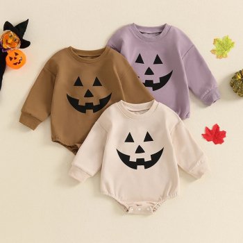 Baby Halloween Pumpkin Romper