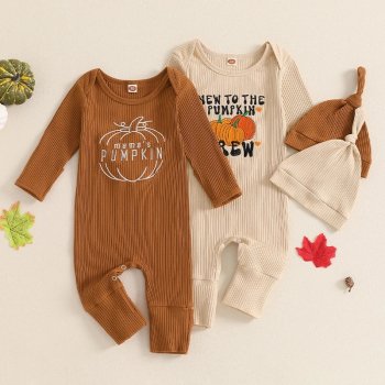 Baby Boys Halloween Romper with Hat