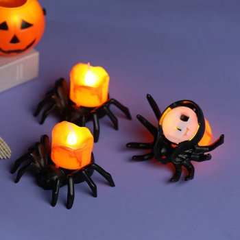 Halloween LED Spider Pumpkin Light