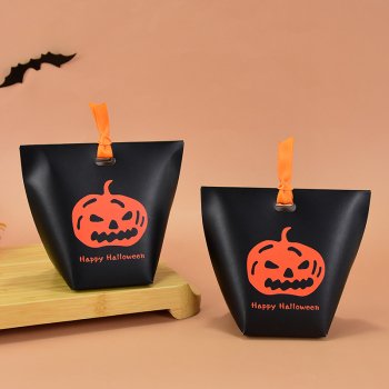 10Pcs Halloween Pumpkin Candy Boxes