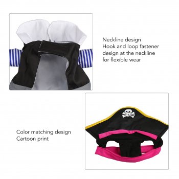 Halloween & Christmas Pet Pirate Costume