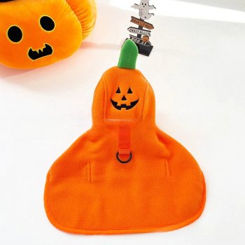 Pet Halloween Pumpkin Coat