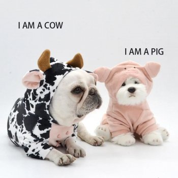 Funny Cow and Pig Dog Costume
