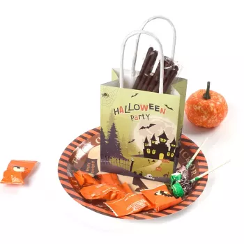 Halloween Kraft Paper Gift Bags