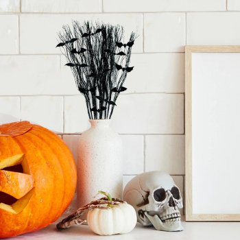 Halloween Willow Stems & Bats Wall Decals