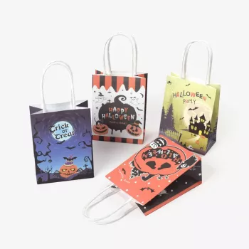 Halloween Kraft Paper Gift Bags