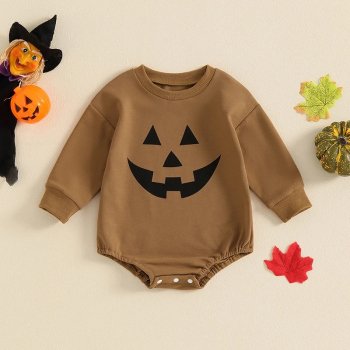 Baby Halloween Pumpkin Romper