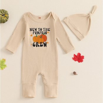 Baby Boys Halloween Romper with Hat