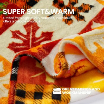 Halloween Flannel Throw Blanket