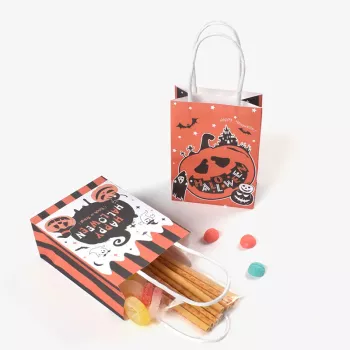 Halloween Kraft Paper Gift Bags