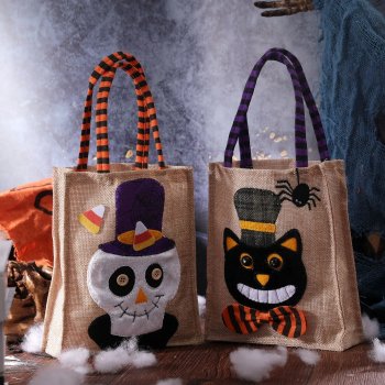 Halloween Linen Handbag