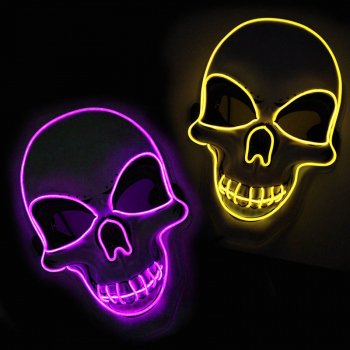 Color LED Skull Mask