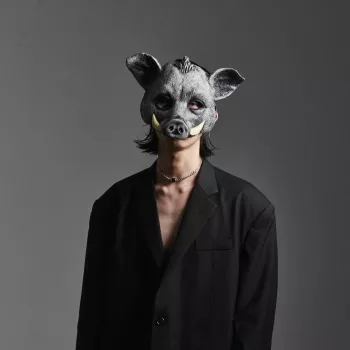 Full Face Boar Mask - Unisex Pig Mask for Halloween, Cosplay, and Horror Props