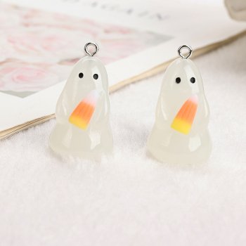 6-Piece Glow-in-the-Dark Halloween Charms