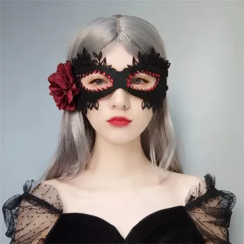 Sensual Black Lace Masquerade Eye Mask