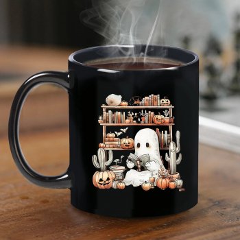 Halloween Pumpkin Ghost Mug