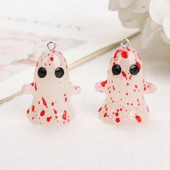 6-Piece Glow-in-the-Dark Halloween Charms
