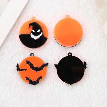 8Pcs Halloween Charms Set for DIY Jewelry