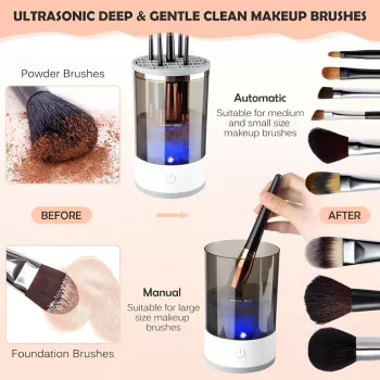 Quick Dry Electric Makeup Brush Cleaner Machine