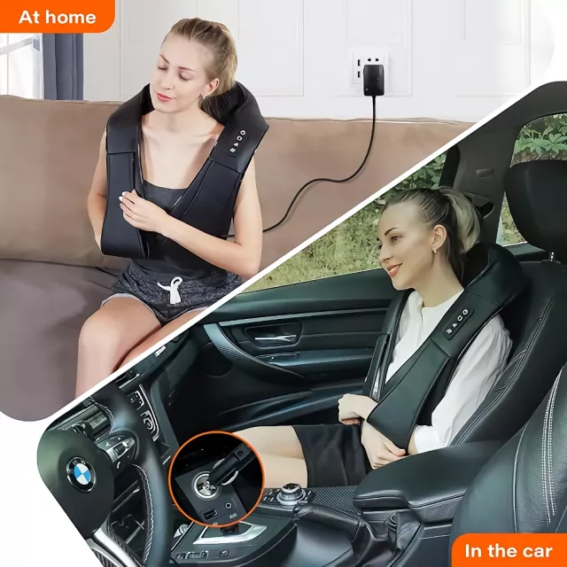 Neck and Shoulder Massager with Heat – Electric Back Massager - Image 5