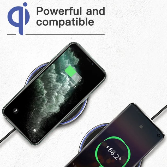15W Fast Wireless Charger for iPhone and Samsung - Image 5