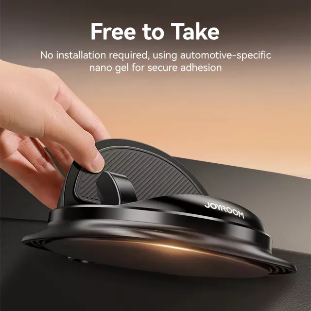 Universal 360° Rotation Dashboard Car Phone Holder - Silicone Mount for One-Handed Operation - Image 3