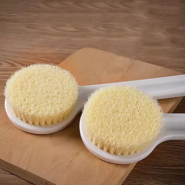 Long Handle Bath Brush - Soft Bristle Exfoliating Body Scrub - Image 4