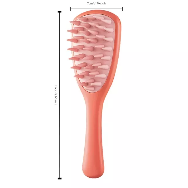 Silicone Long Handle Shampoo Brush for Scalp Massage - Image 6