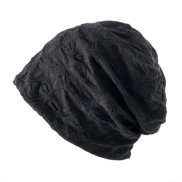 Summer Black Cotton Pile Hat – Stylish and Breathable Unisex Beret for Spring and Summer - Image 5