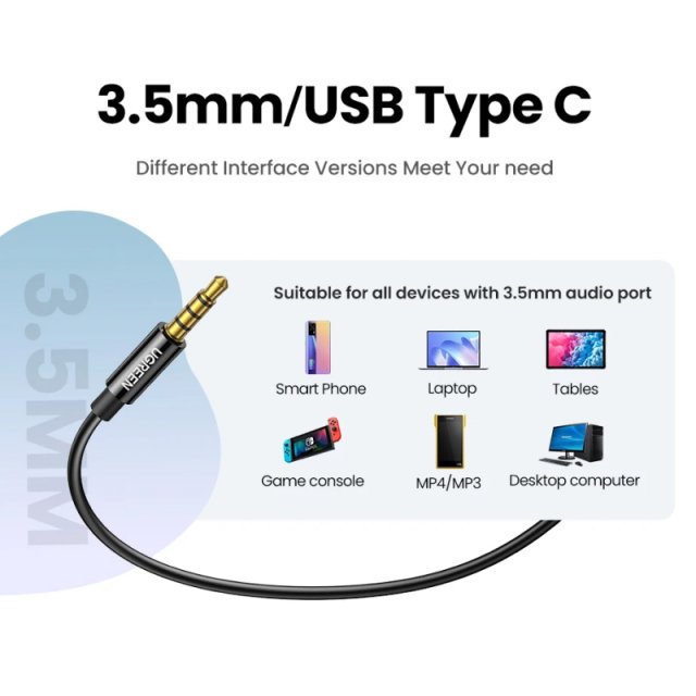 Semi-Open 3.5mm USB Type C Wired Earbuds with Microphone - Image 6