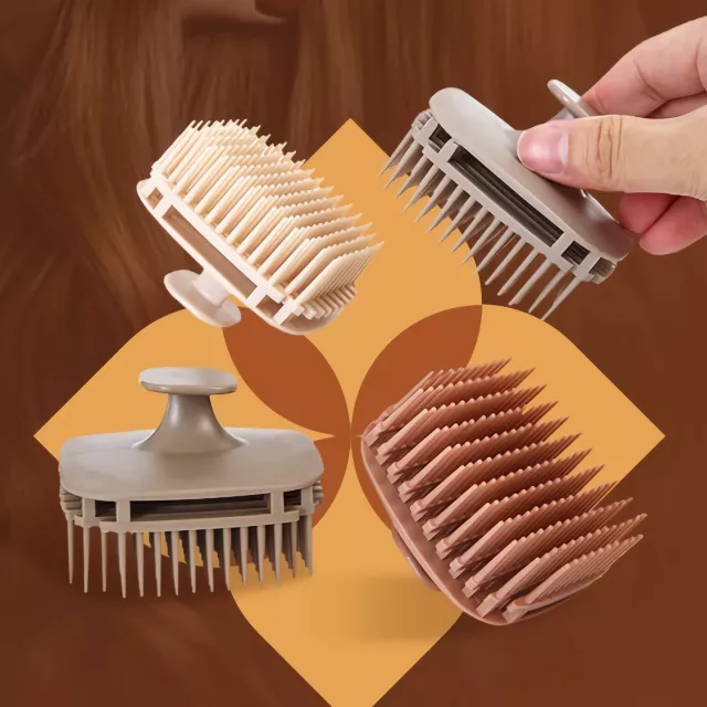 Square Shampoo Brush - Scalp Massage & Hair Washing Comb - Image 4