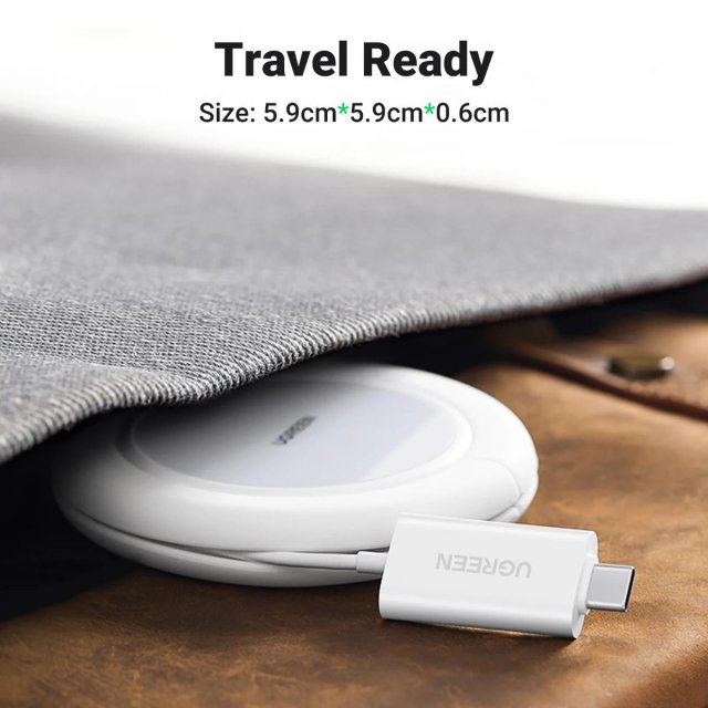Magnetic Wireless Charger 7.5W for iPhone 14/13 & AirPods with USB-C Cable - Image 4