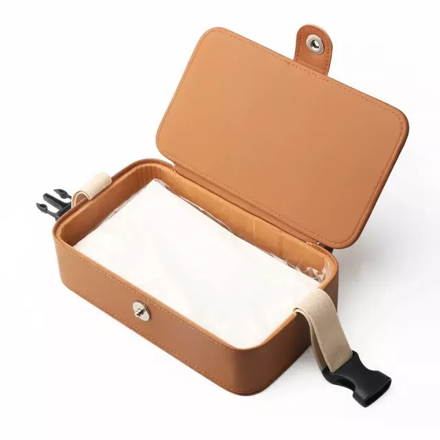 Universal Car Tissue Box - Stylish Leather Napkin Holder - Image 6
