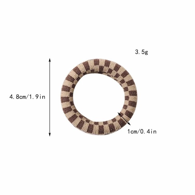 Knitted Lattice High Elastic Hair Bands – Stylish Scrunchies for Women - Image 7