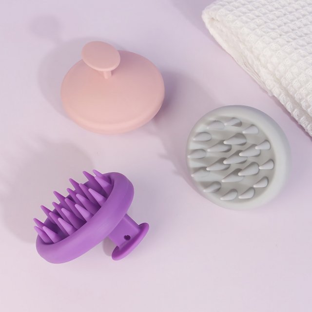 Full Silicone Shampoo Brush - Scalp Massager & Bath Scrubber - Image 5