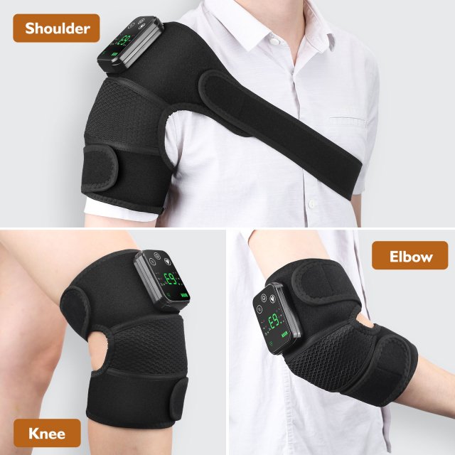 Rechargeable Heated Knee and Elbow Massager with Vibration - Image 3