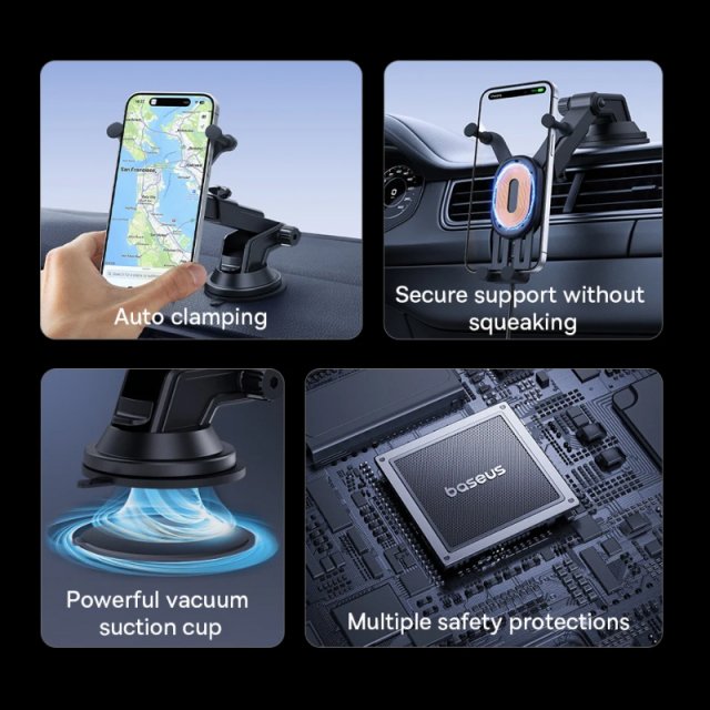 15W Wireless Car Charger Phone Holder - Image 7